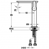 Mitigeur Lavabo Haut Odyssée de Paini