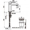 Mitigeur Lavabo Dax Small RS par Paini