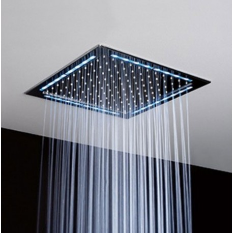 Tête de Douche Rain Light Square Paini à Encastrer