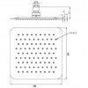 Tête de Douche Haute 250 x 250 mm Paini