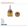Cartouche Ø 25 mm CART211WFA pour Mitigeurs de Paini France