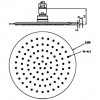 Pomme de Douche Haute Ø 250 mm Paini