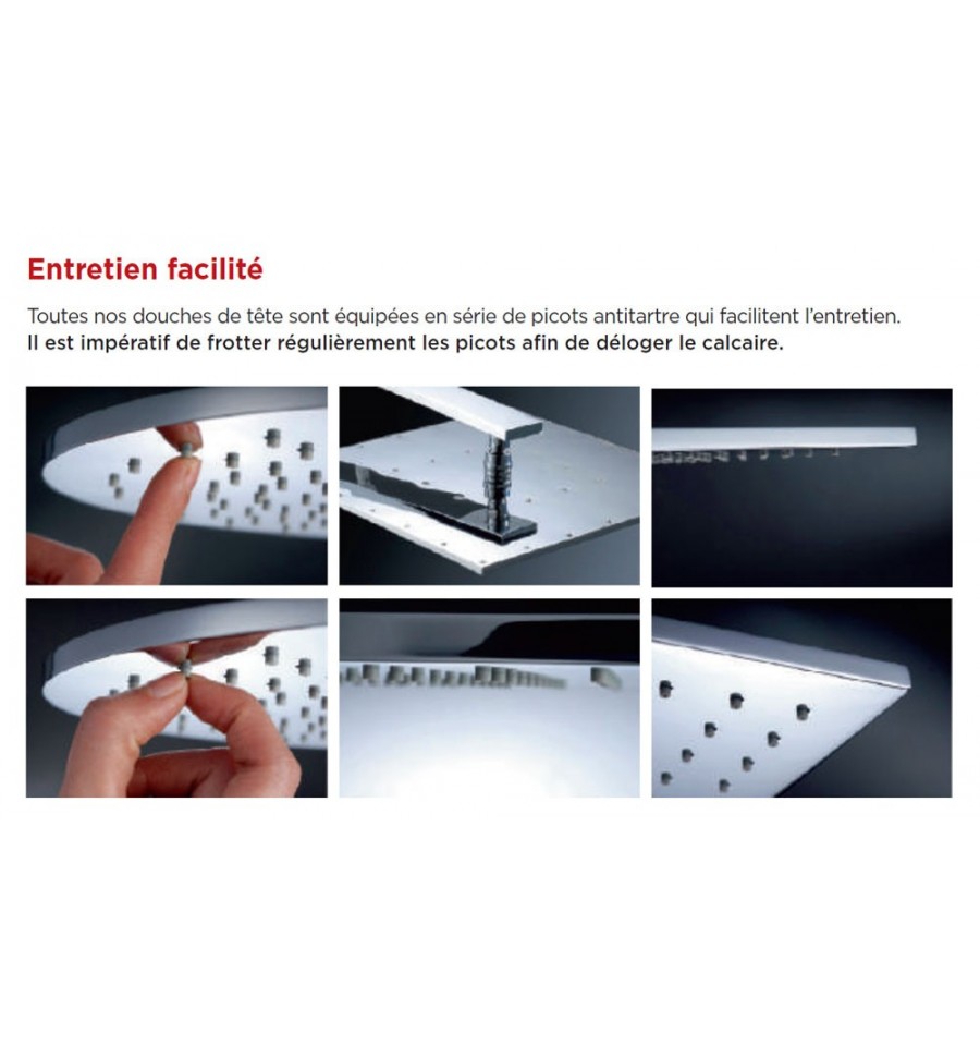 1723 tete de douche haute o 200 mm paini