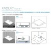 Receveur Douche Kinesurf Carré de Kinedo