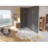Receveur Douche Kinesurf Rectangle Kinedo avec bonde centrée sur la largeur