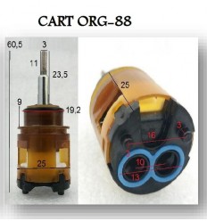 Cartouche Ø 25 mm CART-ORG-88 pour Robinetterie Paini France