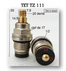 Tête à clapet TETTZ111 de Paini France