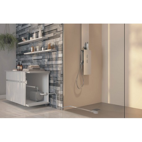 Pompe de Relevage Aspirante Kinefloor+ Watermatic pour Douche de Plain Pied