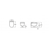 Cuvette de Toilette WC Lavant Japonais Suspendu In-Wash Inspira Roca