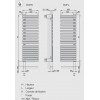 Sèche Serviettes Zehnder Roda Spa Asym type Chauffage Central