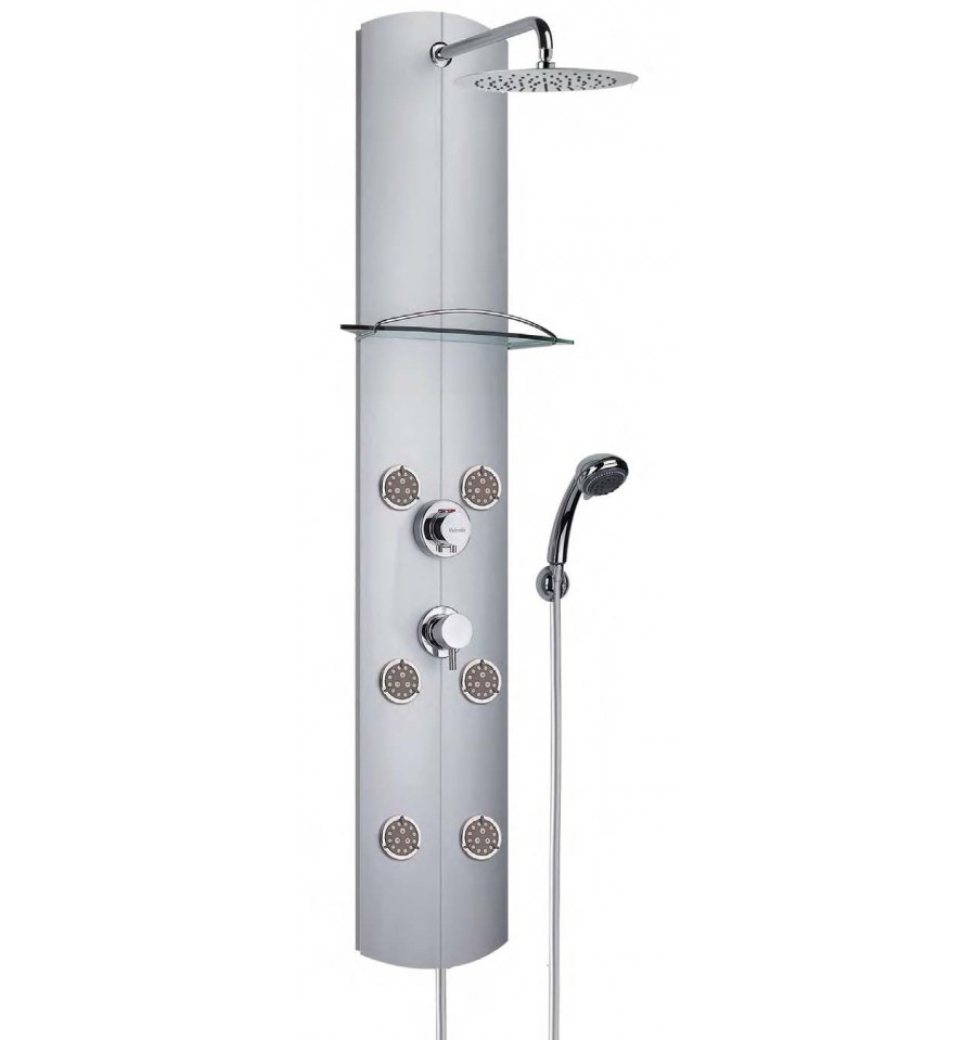 Colonne de douche Nautilus hydromassante thermostatique 52703