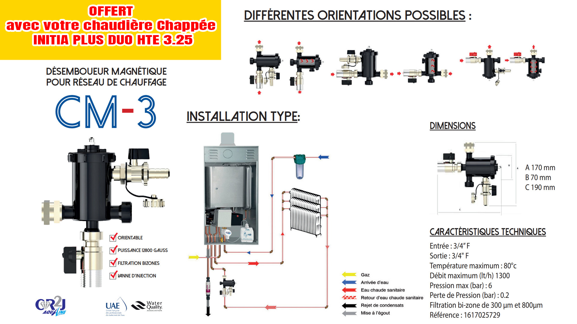 Cache cylindre inox DUVAL